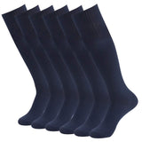 Soccer Socks, RTZAT Unisex Solid Knee High Tube Team Sports Football Socks, 2,6,12 Pairs