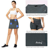 BALEAF Women's Active Athletic Skort Lightweight Skirt with Pockets for Running Tennis Golf Workout