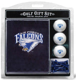 Team Golf NCAA Gift Set Embroidered Golf Towel, 3 Golf Balls, and 14 Golf Tees 2-3/4" Regulation, Tri-Fold Towel 16" x 22" & 100% Cotton