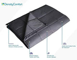 DensityComfort Premium Adult Weighted Blanket | 15 lbs Queen Size 60x80 | 100% Certified Oeko-TEX Cotton | Grey Heavy Throw Blanket with Glass Beads