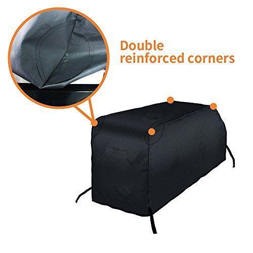 iCOVER 36 inch Griddle Cover-600D Water Proof Canvas Flat Top Grill Griddle Cover Sized for Blackstone 36 in Outdoor Cooking Gas Grill Griddle,Camp Chef 600, Incl Support Pole to Help Water Run Off