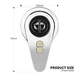 Fulegy Automatic Soap Dispenser,Upgraded Version 304 Stainless Steel Touchless Soap Dispenser Dispenser 5 Level Adjustable Dispensing Volume,Powerful Pump Splash- Proof Base (Grey)