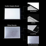 Crafts Graphy A4 Ultra-Thin Light Box Tracer LED Diamond Painting Light Pad USB Power Carble for Drawing