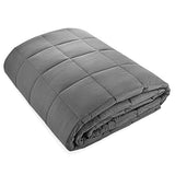 AckBrands 48" x 78" - 15 Lb Weighted Anxiety Relief Compression Sensory Blanket - Slate Gray