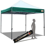 "ABCCANOPY Pop up Canopy Tent Commercial Instant Shelter with Wheeled Carry Bag, 10x10 FT Navy Blue "