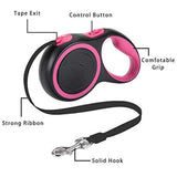 Retractable Dog Leash Heavy Duty Leashes Perfect for Large Medium Small Dog One Button Brake & Lock, Comfortable Hand Grip, Tangle Free with Anti-Slip Handle 16ft