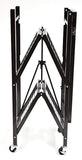 Origami R3-06W Rack with Caster, 3-Feet, Black
