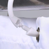 SlipX Solutions White Premium Plastic Shower Rings Provide Effortless Gliding on Standard Shower Rods (Set of 12, Easy Snap Closure, BPA-Free Plastic)