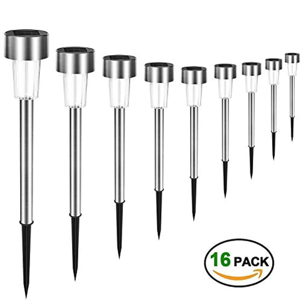 ICEBBANG ONSON Solar Light, Outdoor Solar Path Lights for Lawn/Path/Patio/Deck/Driveway/Garden(16 Pack)