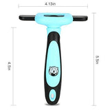 Cary Bear Grooming Brush and Deshedding Tool for Dog and Cat with Short to Long Hair - Large Comb Efficiently Remove Loose Hair and Reduce Shedding for Small Medium & Large Pet