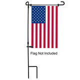 HOOSUN Garden Flag Stand Yard Flag Stand Pole Holder 36.5"" H x 16.5"" W Fits 12.5"" x 18"" Flag Without Flag