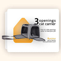 petisfam Top Load Cat Carrier for Medium Cats, Collapsible and Escape Proof