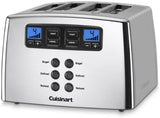 Cuisinart Touch to Toast Leverless toaster, 4-Slice, Brushed Stainless Steel