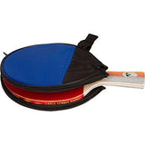 Vigilante Paddle Sports Table Tennis Paddle with High Performance Rubber and Travel Case | Tournament Quality, Lightweight Blade, Meets IMF Standards for Competition Play | Ideal for Beginners