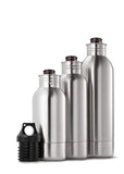 Stainless Steel Bottle - Best for Keeping Beverages Cold - Fits 12oz Bottles - Comes With Bottle Opener And Neoprene Carrying Case - Stainless Steel Bottle Insulator - Perfect Gift