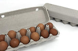 Blank Egg Cartons Bulk, Reclaimed Paper - One Dozen Egg Cartons, Labels Included, 12 pack