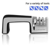 Knife Sharpening System, 4 in 1 Knife Scissors Sharpener Maintaining Kitchen & Sport Knives, Kitchen Shears
