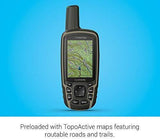 Garmin GPSMAP 64sx, Handheld GPS with Altimeter and Compass, Preloaded with TopoActive Maps