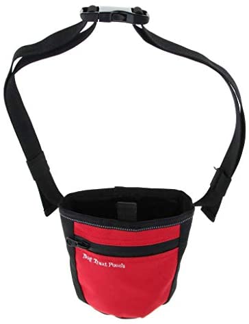 Paw Lifestyles Dog Treat Pouch for Training Doggie Puppy Treat Snack Bags Reward Pouch Bait Bag Dog Treat Carrier Holder with Clip Waist Belt Magnetic Opening