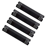 Replace parts 4-Pack Porcelain Steel Heat Plate Replacement for Select Grill Master and Uberhaus Gas Grill Models(Dimensions: 14 9/16