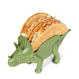 2-Pack Triceratops Taco Holder, Dinosaur Statue Taco Stands Shell Holder, Tricerataco Taco Holder, Dinosaur Taco Holder for Kids Hard Taco Holders for Taco Tuesday Birthday Party & Dino Taco Party by California Home Goods