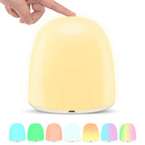 Opard Nursery Night Lights for Kids Baby,Touch Sensor LED Soft Light for Breastfeeding Battery Powered USB Rechargeable Dimmable Bedside Lamp with Color Changing Mode