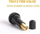 TQ Pro. TR414 Rubber Snap-in Tire Valve Stem (100pcs/bag) (Valve Tool in)