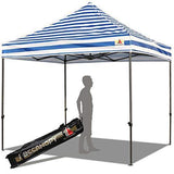 "ABCCANOPY Pop up Canopy Tent Commercial Instant Shelter with Wheeled Carry Bag, 10x10 FT Navy Blue "