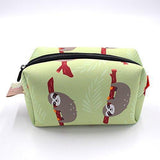 LParkin Sloth Gifts Capacity Pencil Case Bag 8.5"Long x 4.5"Wide x 4.5"Tall Green 1 Pack