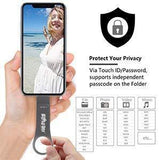 NO1seller Top Flash Drive for iPhone 128GB,USB Tpye C 3.0 Flash Drive Memory Stick for iPhone iPad PC Android External Storage,3 in 1 Photo Stick Space Gray