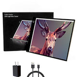 Crafts Graphy A4 Ultra-Thin Light Box Tracer LED Diamond Painting Light Pad USB Power Carble for Drawing