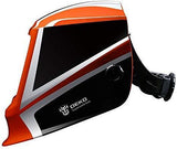 Solar Powered Welding Helmet Auto Darkening Professional Hood with Wide Lens Adjustable Shade Range 4/9-13 for Mig Tig Arc Weld Grinding Welder Mask