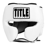 Title Boxing Leather Sparring Headgear