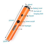 Soddyenergy Portable Pinpointer Probe Metal Detector with LED Indicato, Orange