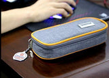 Hiverst Insulated Epipen Carrying Case Insulin Diabetic Travel Supplies with 2 Medical Alert Epipen Inside Key Tag & 2 Ice Pack Allergy Kids Cooler Medical Travel Organizer