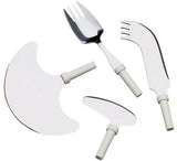 BunMo Kings Specialised Cutlery Utensils, Small Rocker Knife (Eligible for VAT Relief in the UK) Easy One Handed Cutting for Elderly, Disabled, Handicapped, Hemiparesis After Stroke, & Arthritis