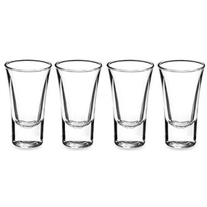 Gmark 2-Ounce Heavy Base Shot Glass Set, Whiskey Shot Glass 12-Pack GM2026