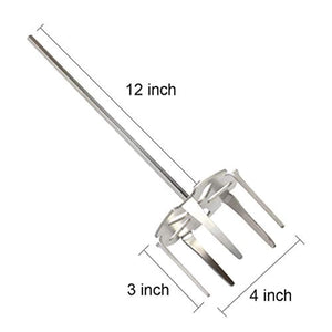 4 inch stainless steel meat shredder Pork Puller drill attachment BBQ tools pits Big Green Egg meat true tool used with standard hand drill shreding