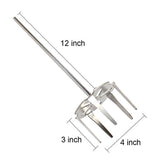 4 inch stainless steel meat shredder Pork Puller drill attachment BBQ tools pits Big Green Egg meat true tool used with standard hand drill shreding