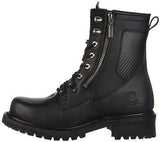 Milwaukee Motorcycle Clothing Company Trooper Leather Men's Motorcycle Boots (Black, Size 10D)