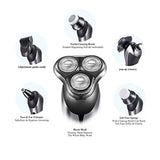 Electric Shaver Razor for Men 5 in 1 Rotary Shaver Beard Trimmer Nose Hair Trimmer Waterproof USB Fast Charging