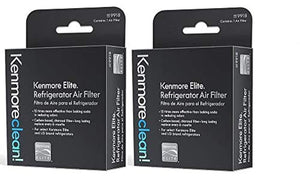 Kenmore elite air filter 469918 fits - LG refrigerator air filter LT120F - 9918 Kenmore replacement filter for IFXC24726s - IFX28968st - IFXS30766s - IFX31925st - IFX25991st - ADQ73214404 - 2 PACK