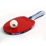 SSHHI Ping Pong Racket Set,Attacking Table Tennis Bats,Suitable for Intermediate Players to Use, Durable/As Shown/Short Handle