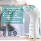 DB DEGBIT Portable Fast Heat-Up Steamer for Clothes, Handheld Travel Garment Steamer, Powerful Wrinkle Remover with 360°Anti-Leak, 100% Safe Auto-Off Clothing Fabric Steamer, Soften, Clean & Sanitize