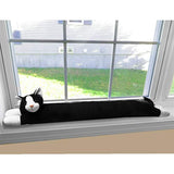 Evelots CAT Door Window Draft Stopper-38 Inches-No Noise, Bug, Insect-Keep Heat In