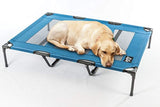 2PET Elevated Pet Cot by Deluxe Cooling Elevated Dog Bed - Dog Cot that Provides Maximum Comfort, Good Sleep, Joints Support & Insect Relief- All Seasons. Extra Large Blue - Model EPB05