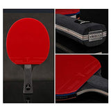 SSHHI 6 Star Table Tennis Bats,Ping Pong Paddle Professional,Comfortable Handle,Can Be Used for Indoor and Outdoor Game,Fashion/As Shown / 15.1×25.8CM