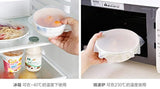 Magik Stretch Reusable Silicone Bowl Food Storage Wraps Cover Seal Fresh Lids (4 Pack, Transparent)
