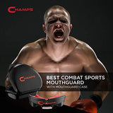 Champs Breathable Mouthguard for Boxing, Jiu Jitsu, MMA, Muay Thai, Sports, and Wrestling. Easy Fit Boxing Mouthguard Super Tough MMA Mouthguard. Combat Sports Mouthpiece