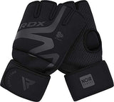 RDX Boxing Hand Wraps Inner Gloves for Punching - Neoprene Padded Fist Protector Under Mitts with Long Wrist Support - Great for Multi-Purpose Training MMA, Muay Thai, Martial Arts & Kickboxing